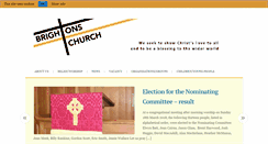 Desktop Screenshot of brightonschurch.org.uk