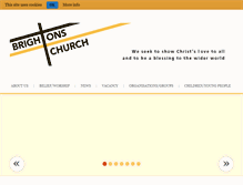 Tablet Screenshot of brightonschurch.org.uk